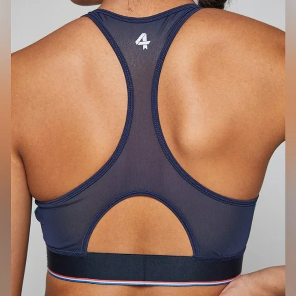 4 Laps Circuit Sports Bra In Confetti Camo Blue Size S NWT MSRP $58 - Picture 3 of 11
